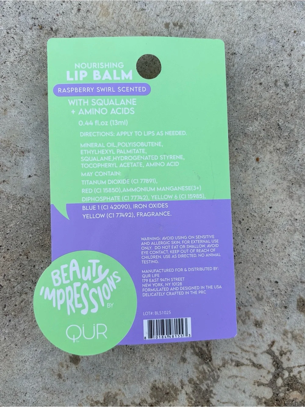 Beauty Impressions Squalane Lip Balm Set 4 Pack
